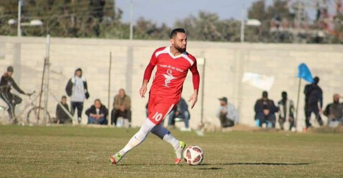 Israeli strike killed a Palestinian team player in Gaza