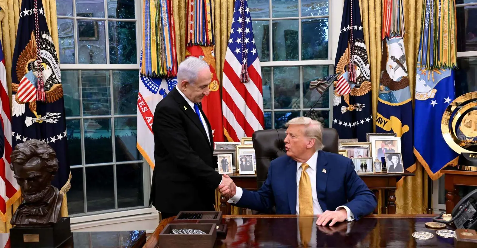 Israeli PM vows hostage recovery after Trump meeting