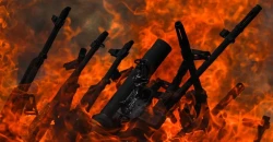 Turkish officials applaud PKK disarmament ceremony