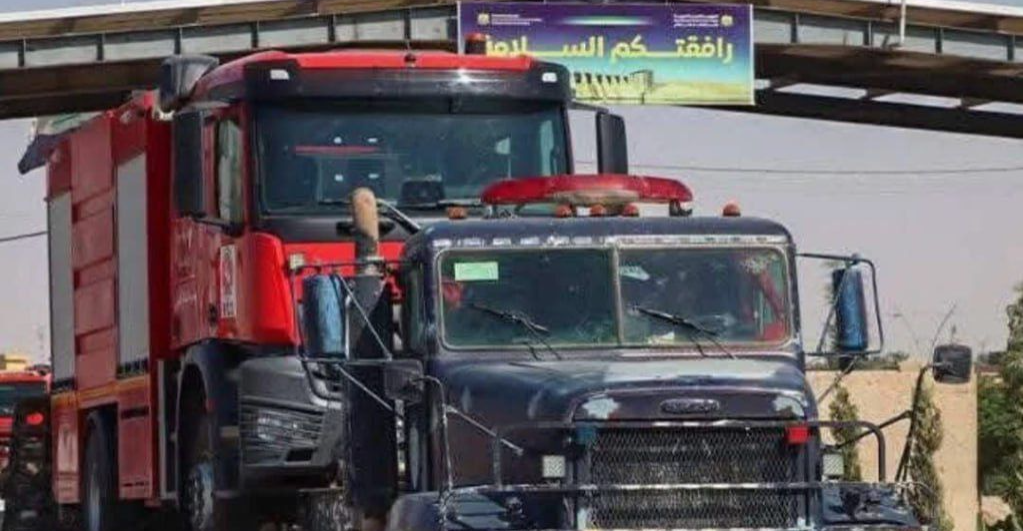 أكثر من 20 فرقة اطفاء عراقية تصل سوريا للمشاركة في اخماد حرائق اللاذقية