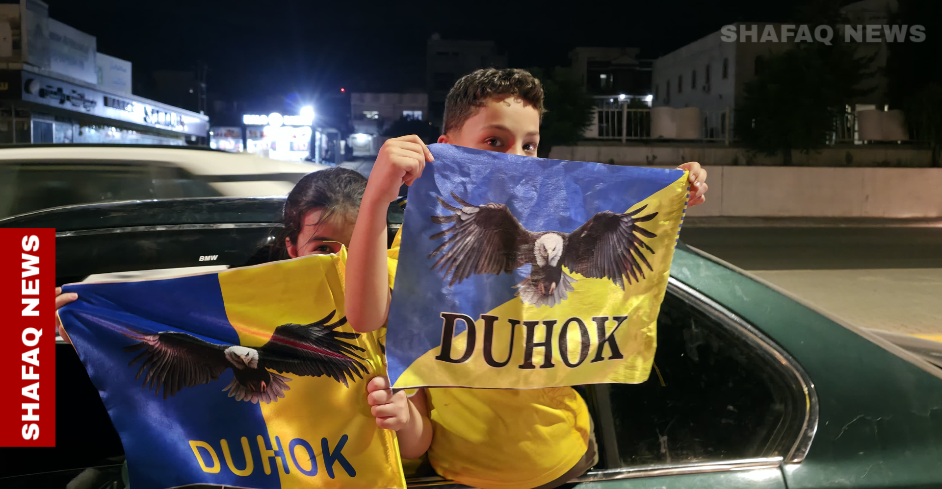 احتفالات عارمة في شوارع دهوك (صور+فيديو)