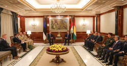 President Barzani with Estonia DM: Terrorism fight on table