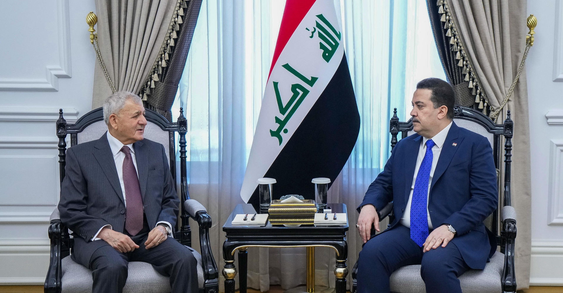 السوداني ورشيد يبحثان حل ملف رواتب موظفي اقليم كوردستان