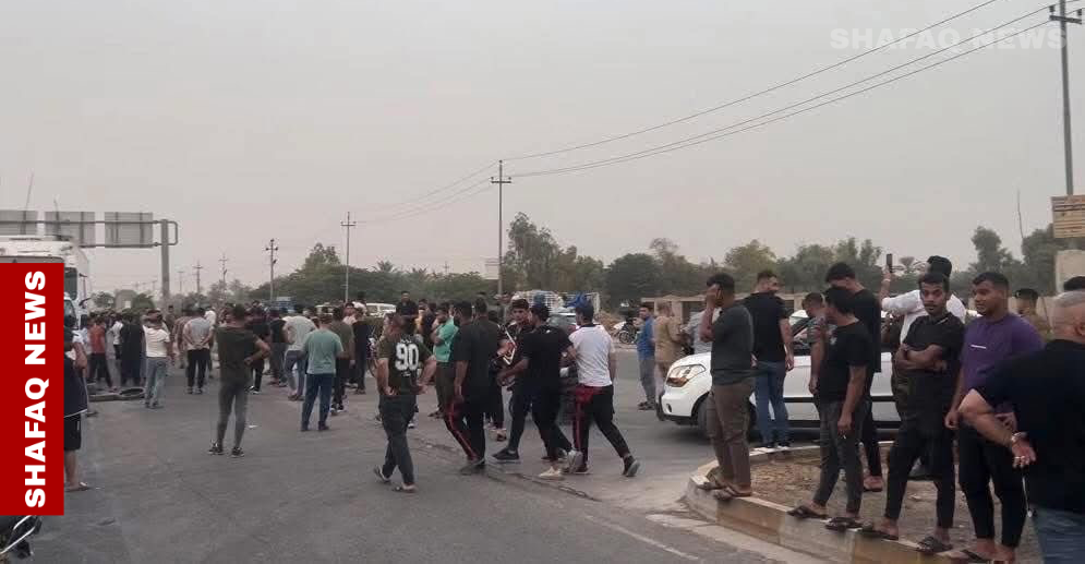احتجاجات عراقية تقطع الطريق لمنفذ حدودي مع إيران
