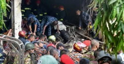 مقتل وإصابة 119 شخصاً جراء اصطدام طائرة عسكرية بمدرسة في بنغلاديش