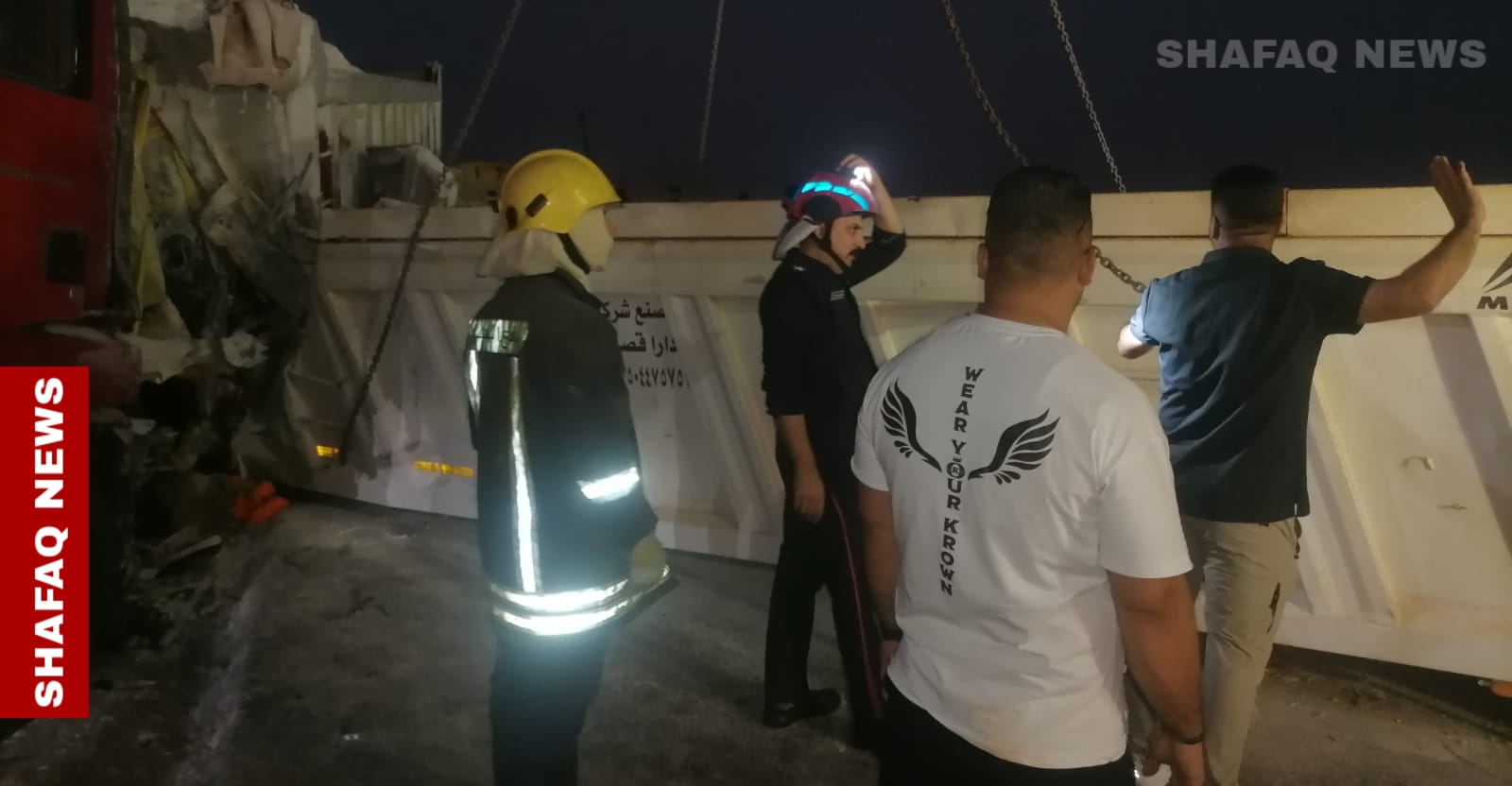 مردن رانندەیگ و زەخمداری یەکیگ ترەک لە رویداویگ هاتوچو رخبەر لە خانەقین