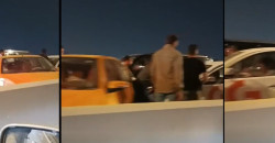 تصادم جماعي يعطل حركة المرور على جسر جنوب العراق (فيديو)