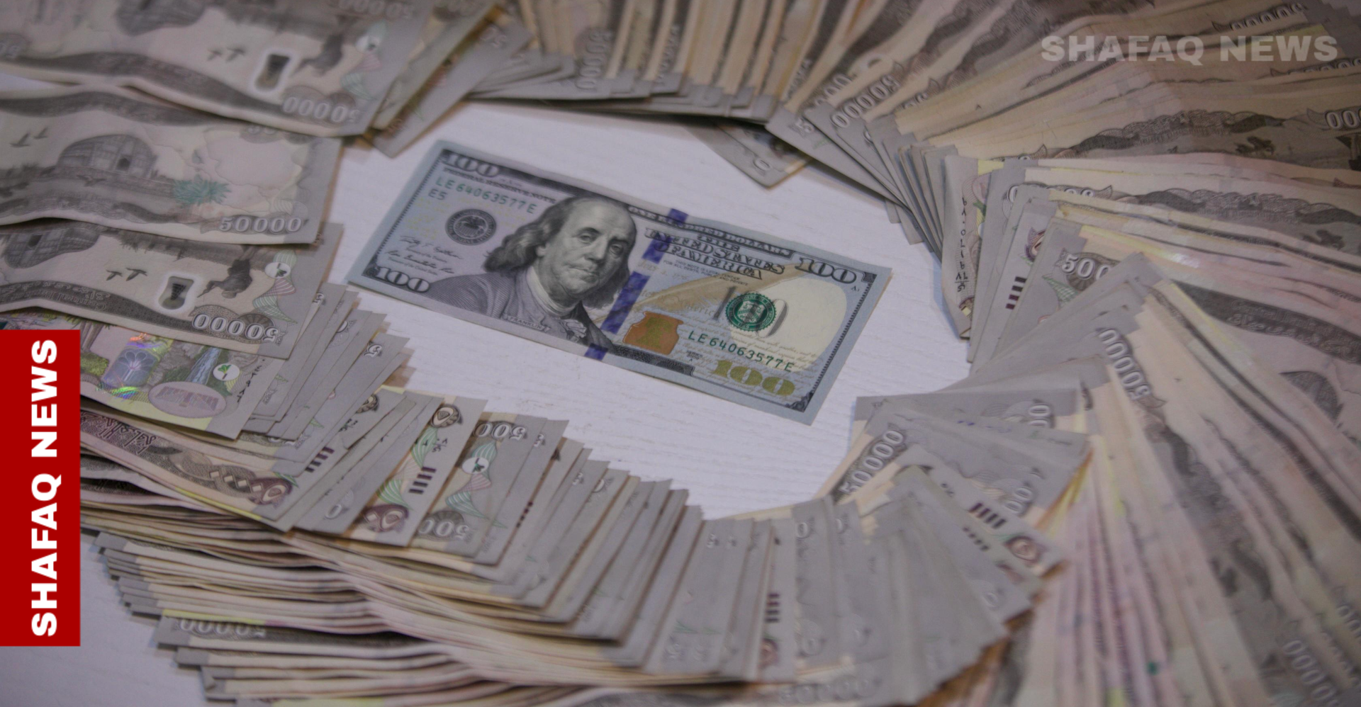 ‏داوەزیان نرخ دۆلار لە بەغداد و هەولێر