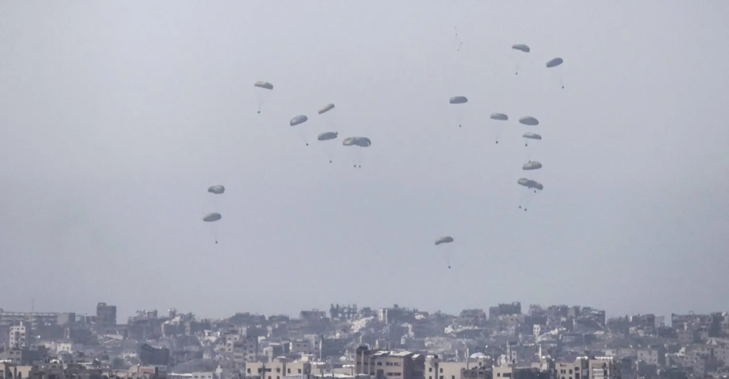Hamas rejects aids airdrops on Gaza