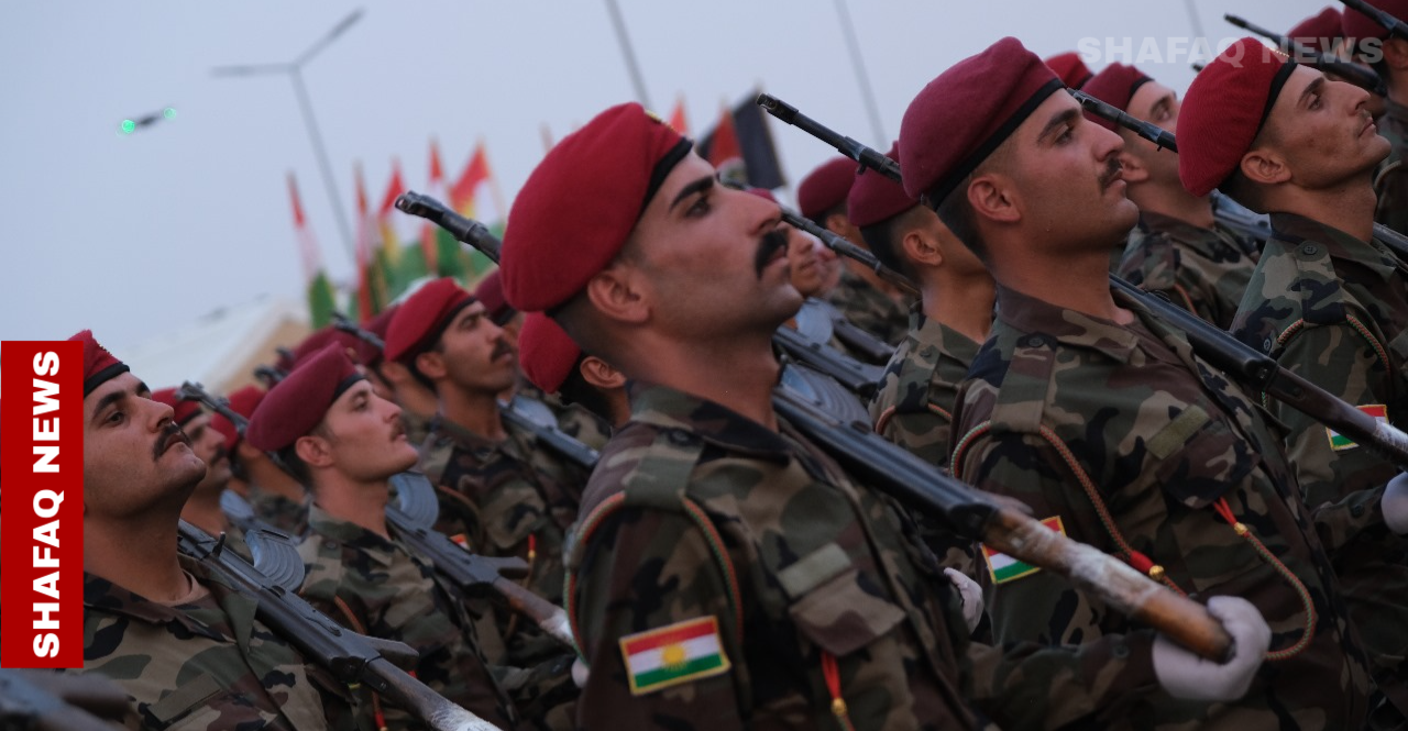 Peshmerga units begin joint drills ahead of merger