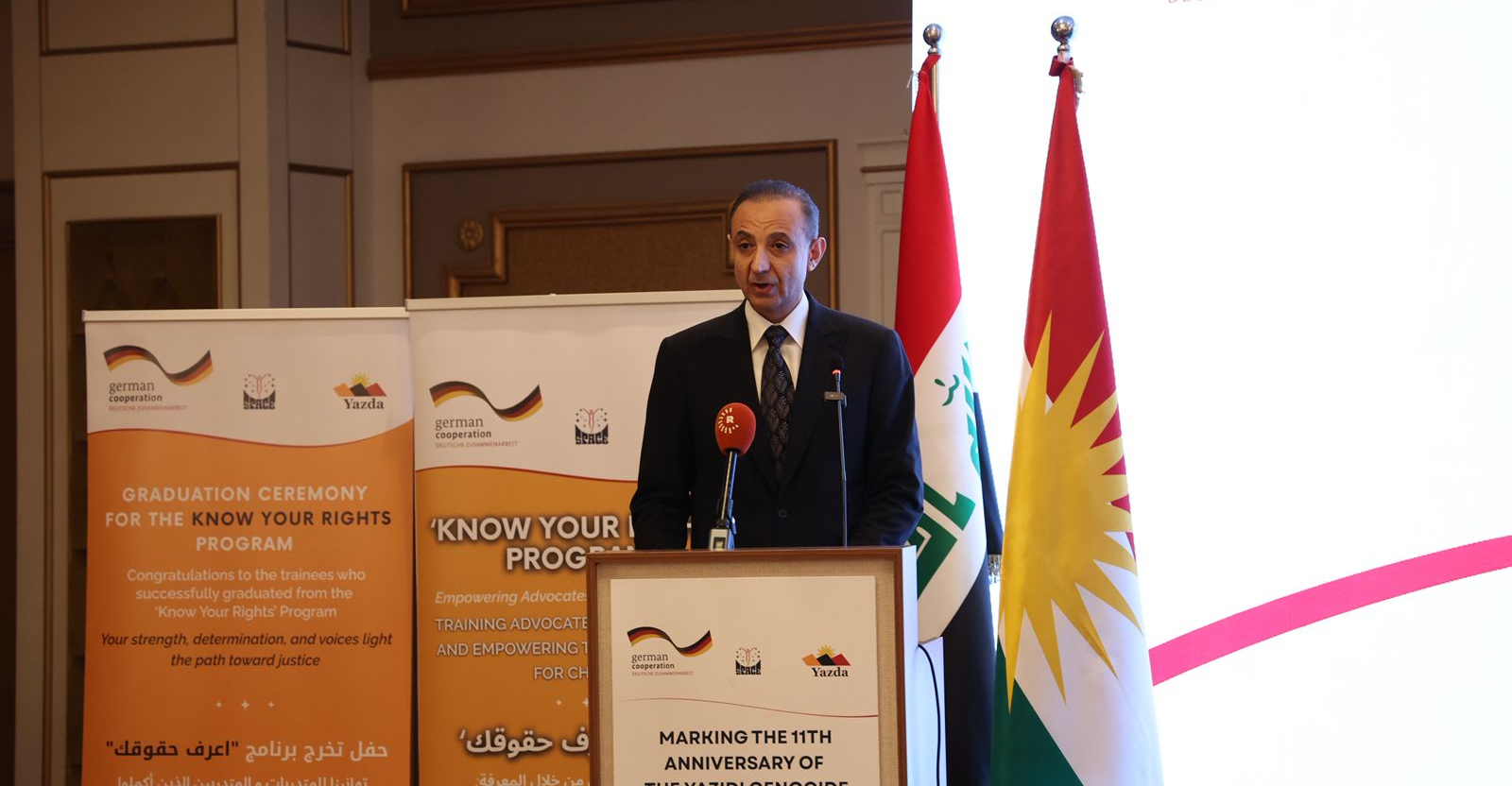 نێچیروان بارزانی: تەقەلایل ئیمە وەردەوامن ئەرا وەدەسهاوردن دانوەپیدانان زیاتر ناودەوڵەتی ئەرا جینۆساید ئێزیدییەیل