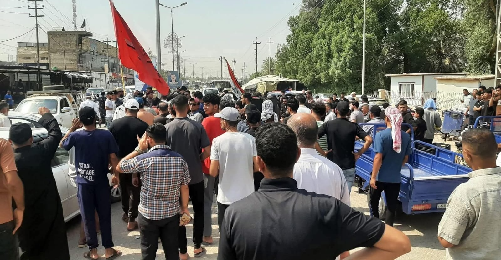 احتجاجات في ميسان والديوانية على تردي الخدمات وانقطاع الكهرباء (فيديو)