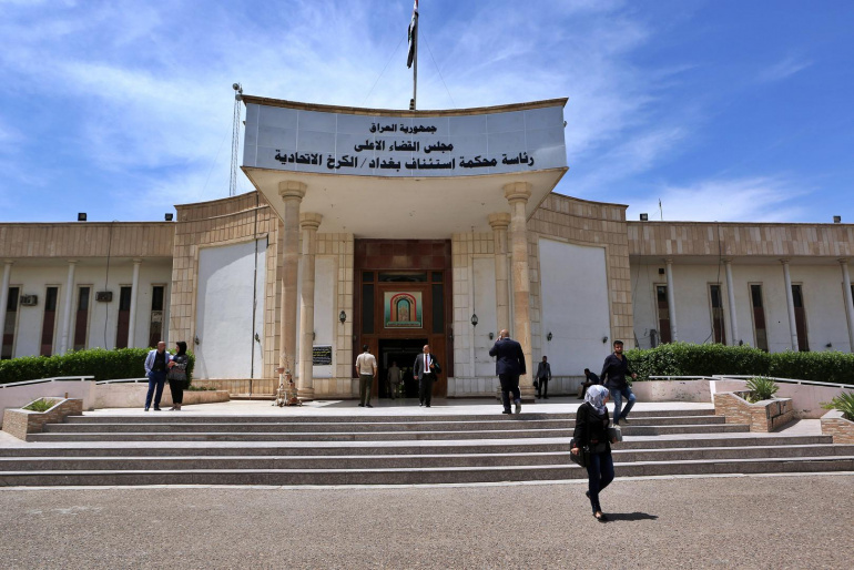 پەلامارداینیگ چەکداری وەبان مەدەنیگ نزیک دادگای بەغدا