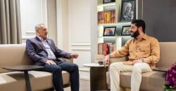 Idris Nechirvan Barzani meets award-winning artist Maher Hassan
