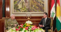 President Barzani with Global Coalition Commander: ISIS fight on table