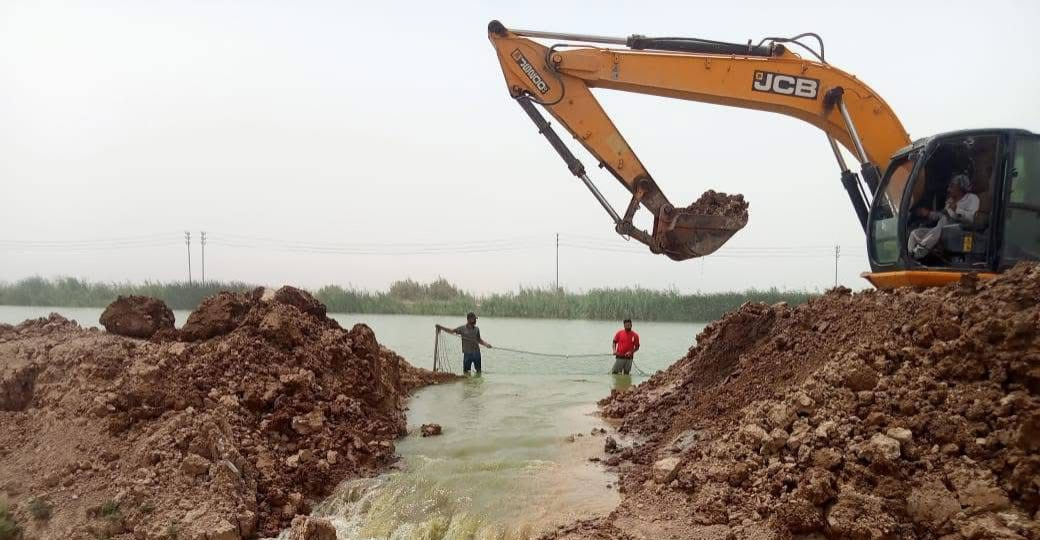 ديالى.. إزالة 200 بحيرة أسماك متجاوزه خلال شهر