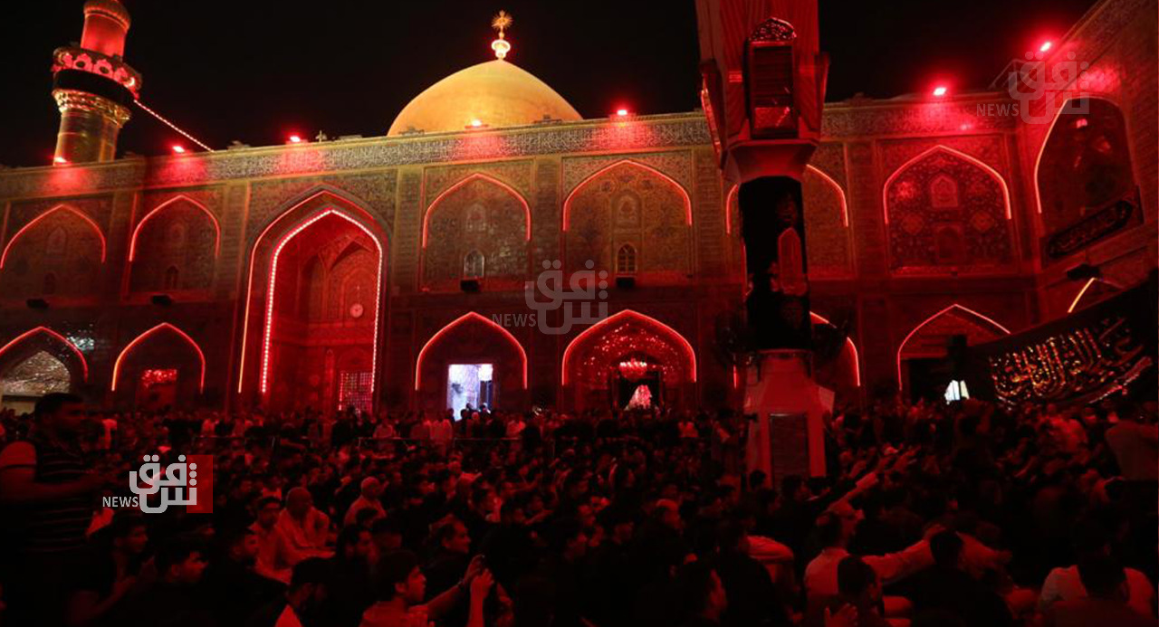 نەجەف.. پەکخستن دەوام فەرمی ئەرا زیاتر لە یەک هەفتە وەبوونەی چلەی ئیمام حسێن
