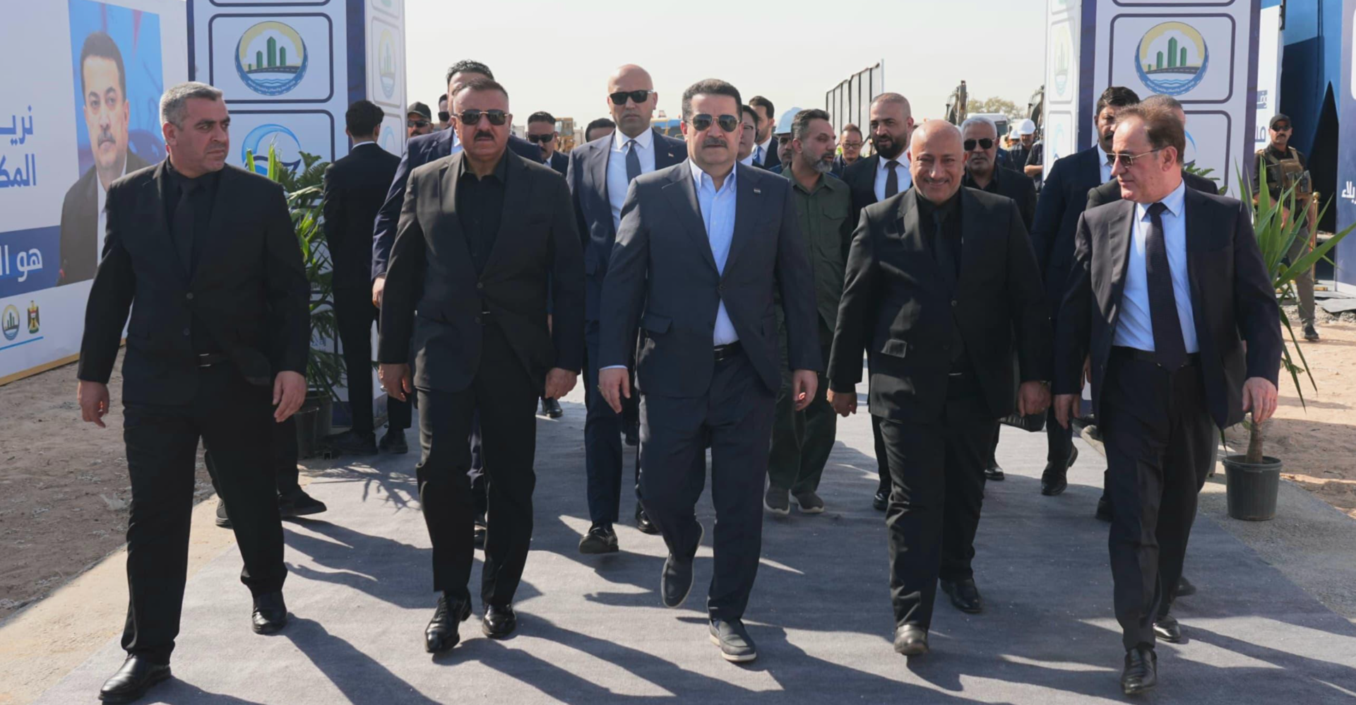 السوداني يطلق مشروع ماء جنوب كربلاء بكلفة تتجاوز 700 مليار دينار