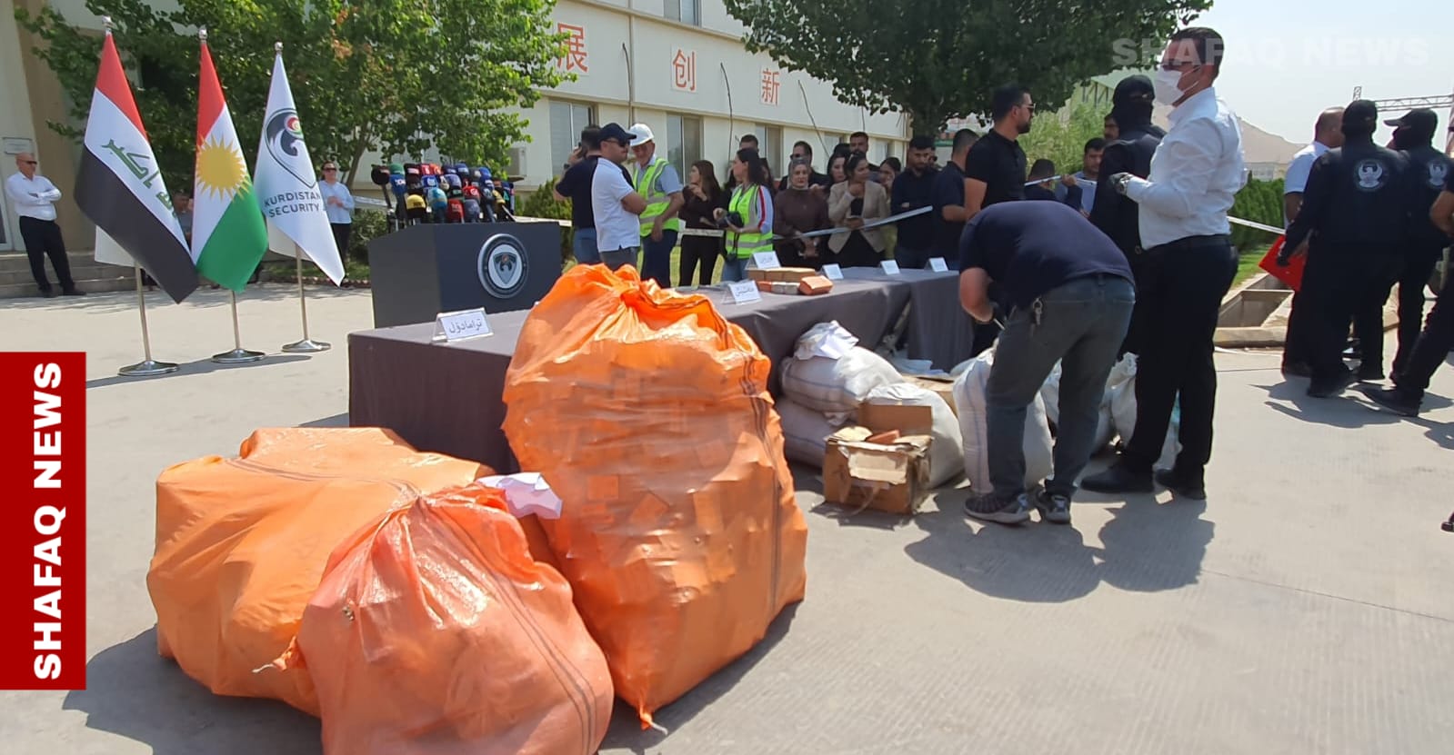 دەسگیرکردن بکوشیگ لە هەڵەبجە و  لەناوبردن 811 کیلوگرەم مادەی هووشبەر لە سلێمانی