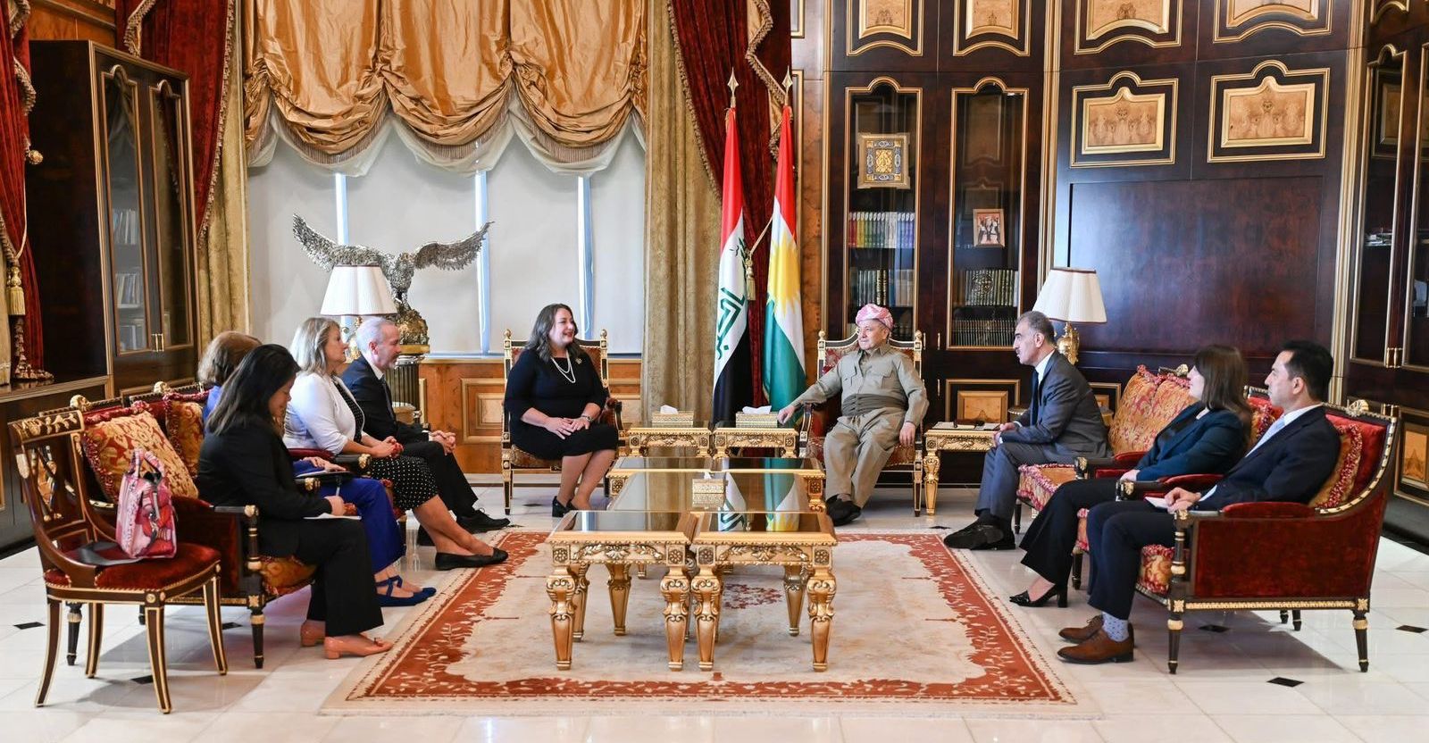 Leader Barzani, US diplomats discuss ongoing military support for Kurdistan