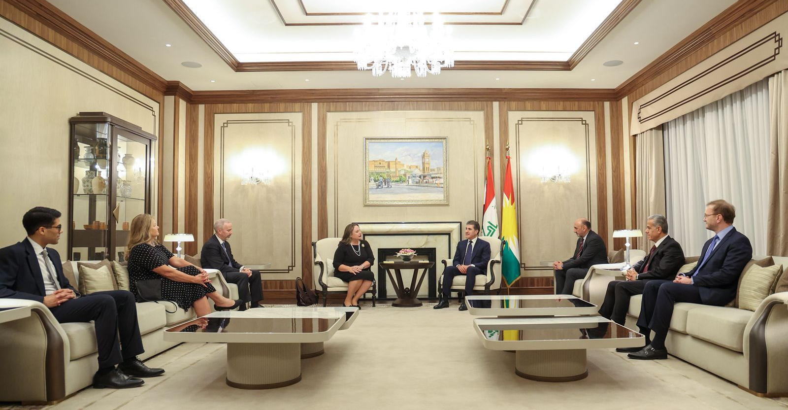 نيجيرفان بارزاني للقنصل الأمريكي الجديد في كوردستان: ضرورة توسيع التعاون