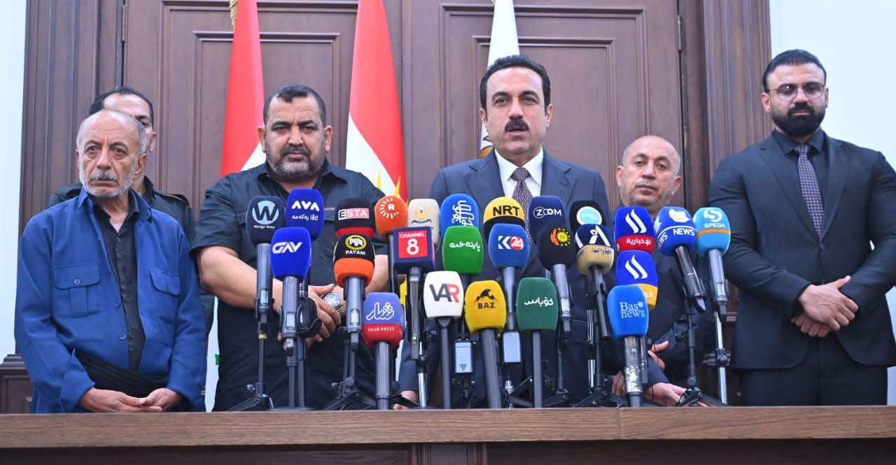 Erbil Governor meets families of fuel station shooting victims