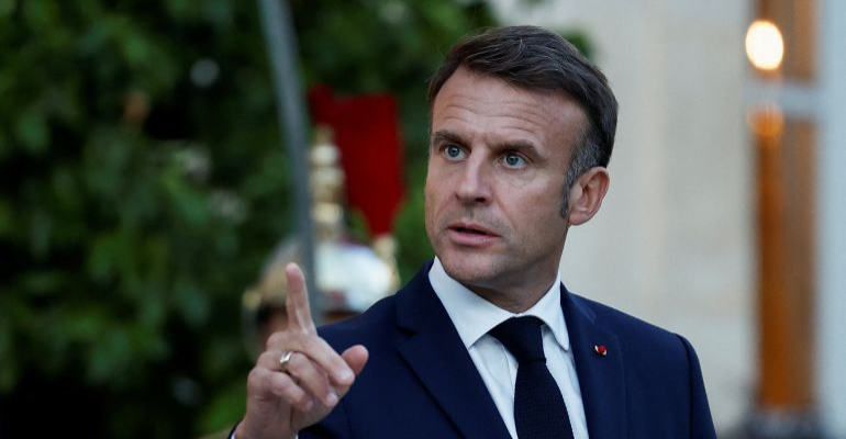 President Macron urges UN coalition for Gaza