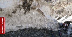 Unreal contrast: Mount Sakran’s snow vs. Iraq’s burning cities