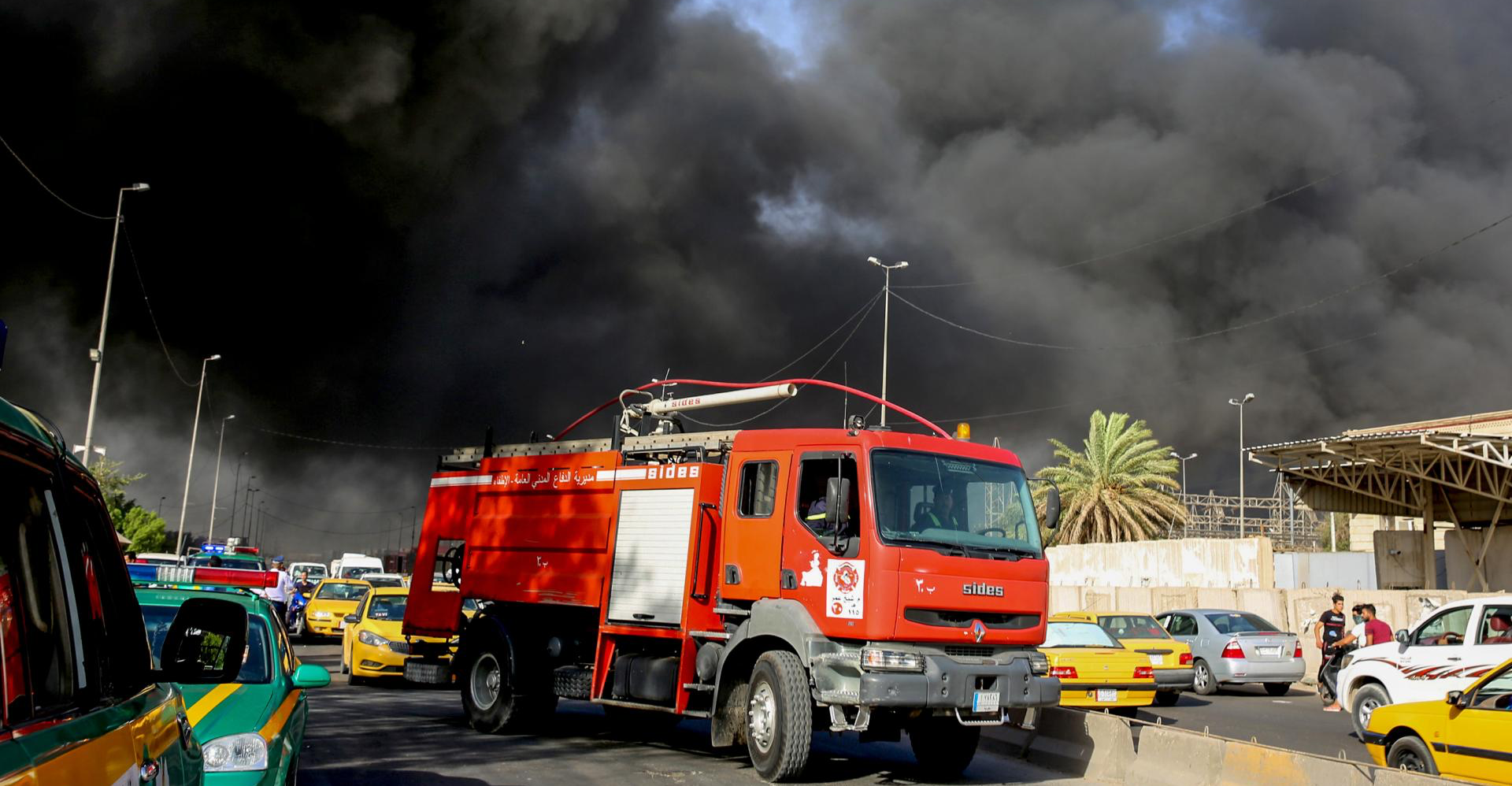 مصرع 7 أشخاص من عائلة واحدة بحريق شرقي بغداد