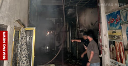 حريق يلتهم مجمعاً طبياً في النجف