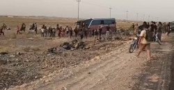 إصابة 24 زائراً إيرانياً بحادث سير وسط العراق (صور)