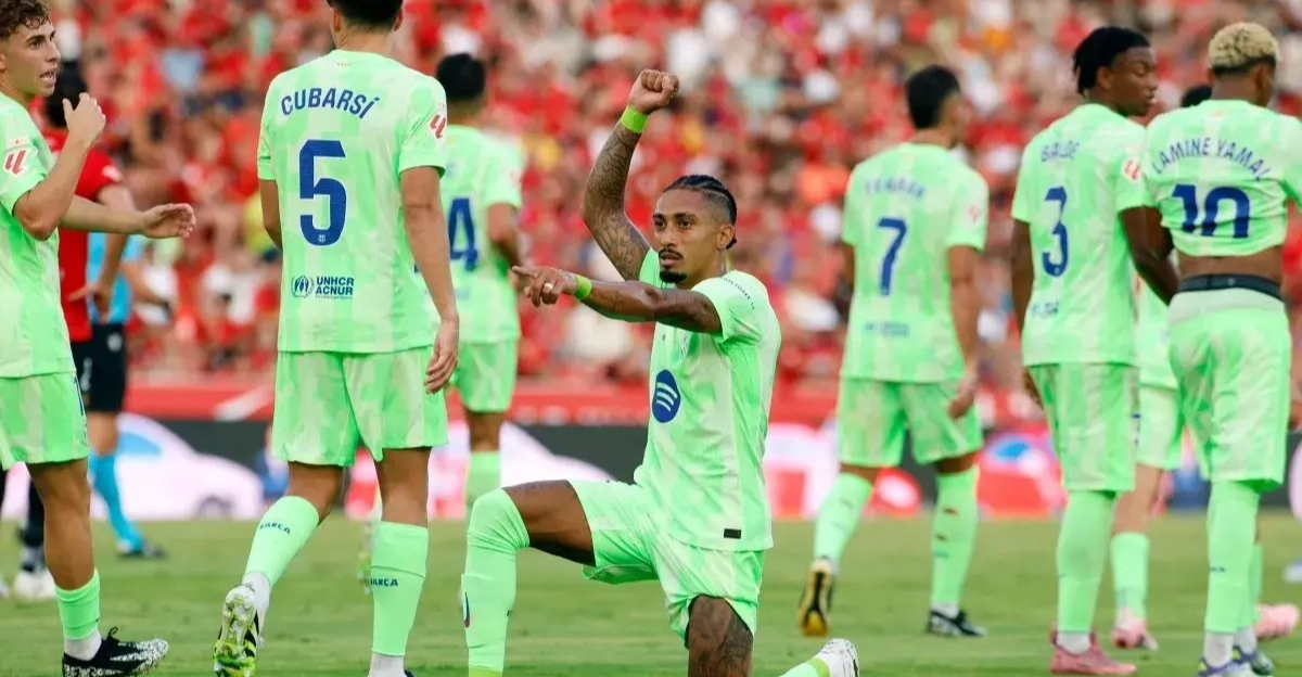 برشلونة يفتتح موسمه بثلاثية أمام مايوركا في الليغا