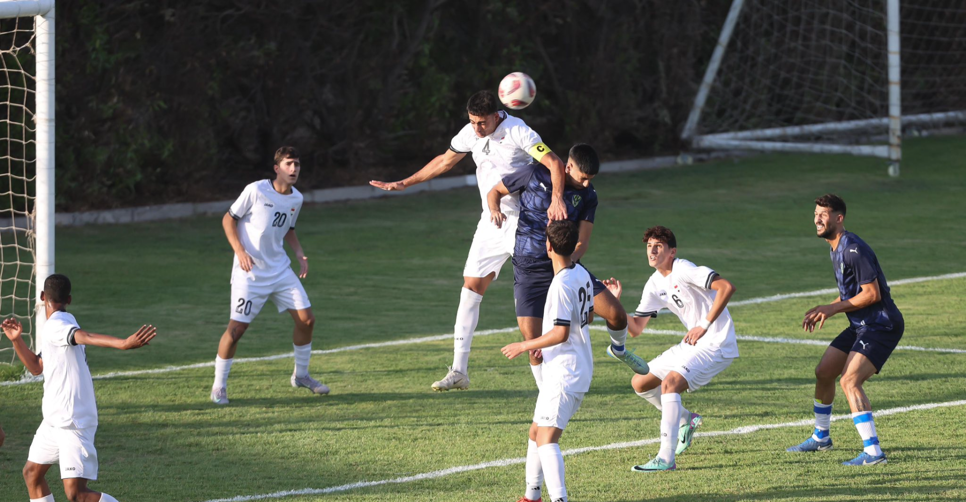 منتخب الشباب بكرة القدم يتعادل مع دهوك بمباراة تجريبية