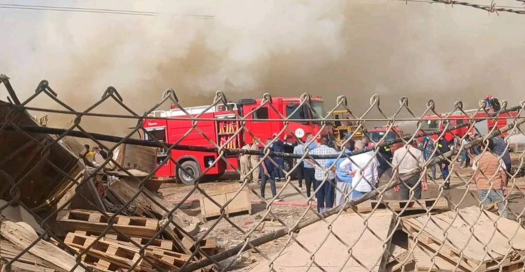 کپەوکردن ئاگریگ نزیک ویستگەی گەرمی سامەڕا