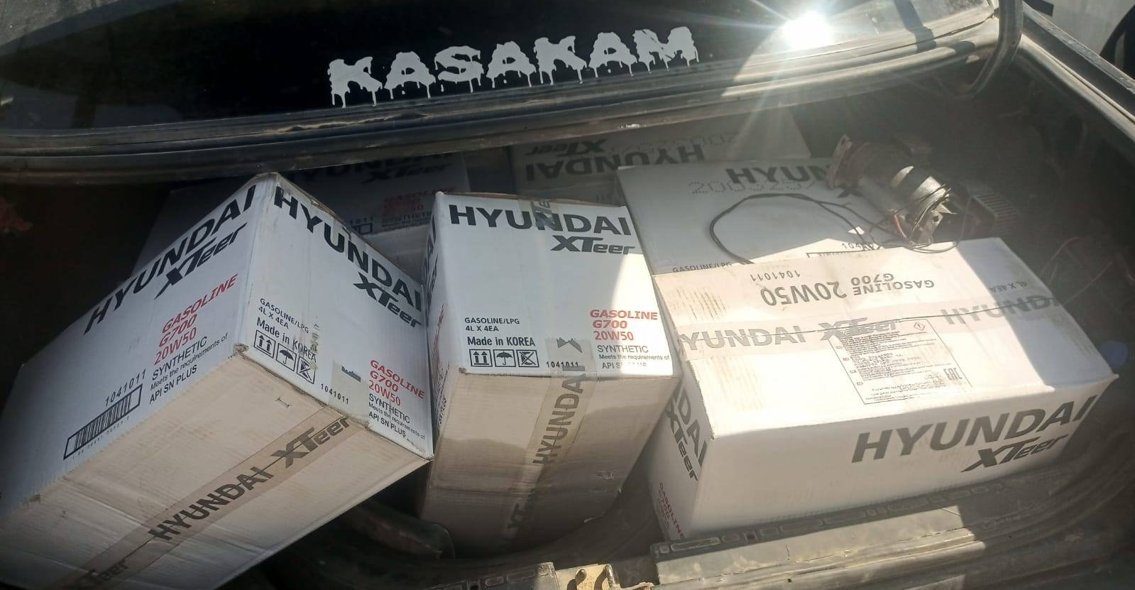 كرميان.. الإطاحة بسارق "دهون السيارات"