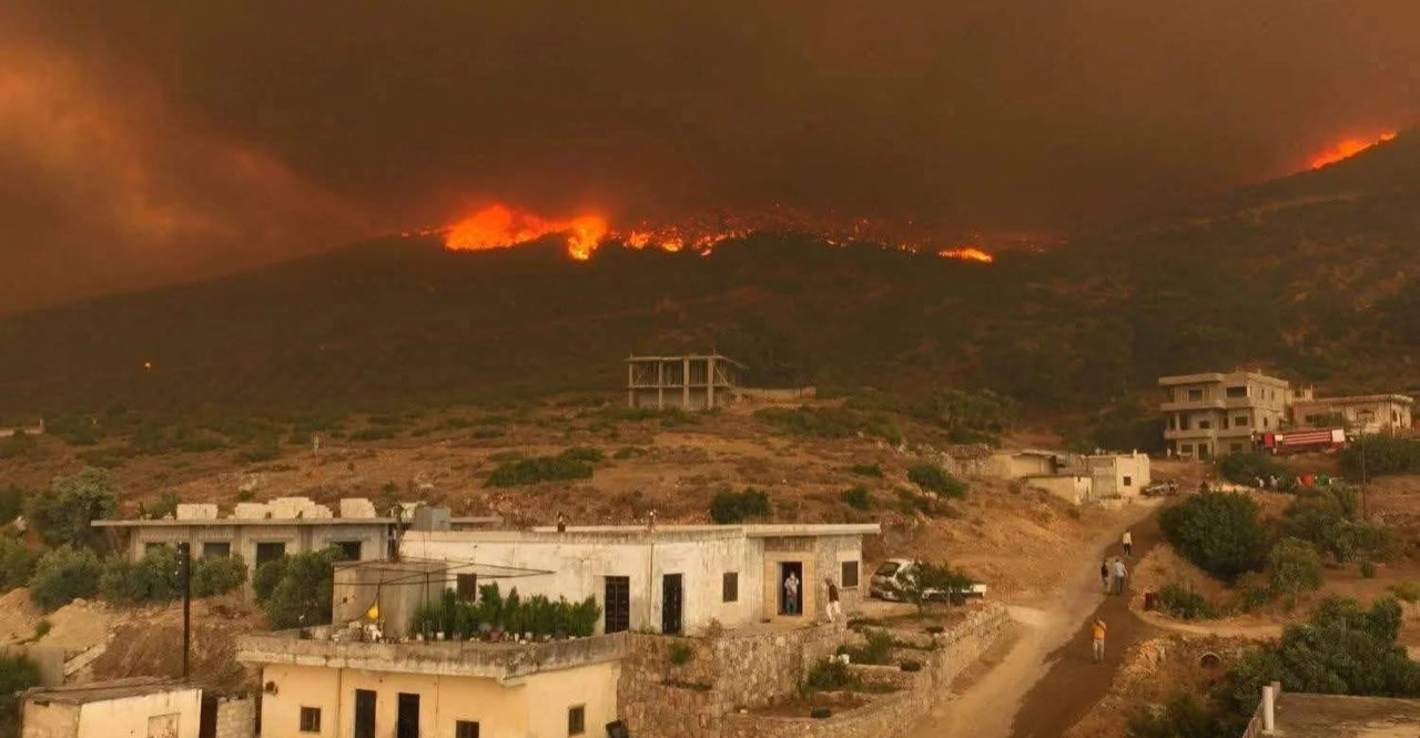 Wildfires flare again in Syria’s Masyaf region