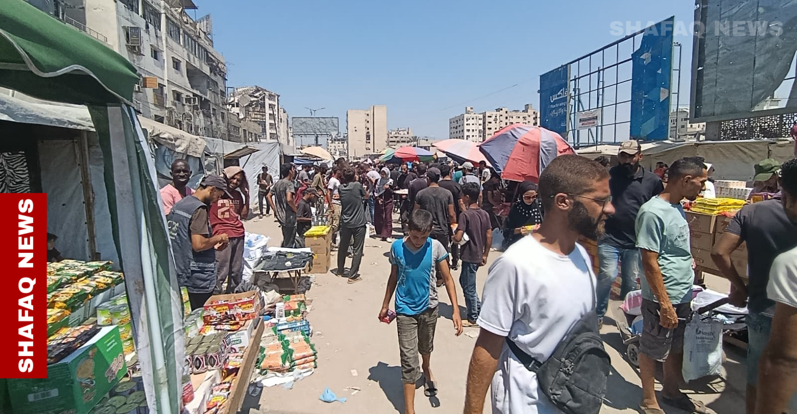 "صراع البقاء اليومي".. شفق نيوز ترصد حياة أهالي غزة (صور)