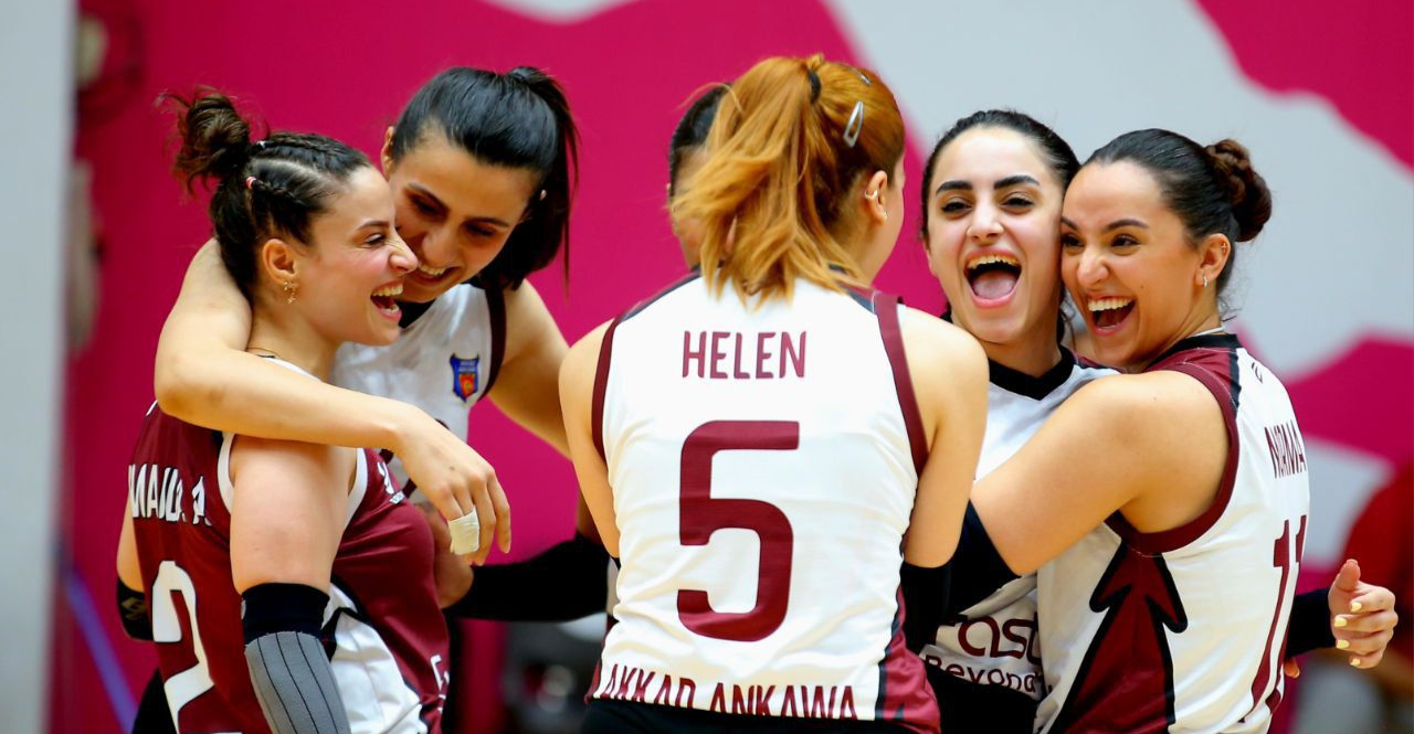 أربيل.. 3 انتصارات بافتتاح نهائيات دوري السيدات لكرة الطائرة