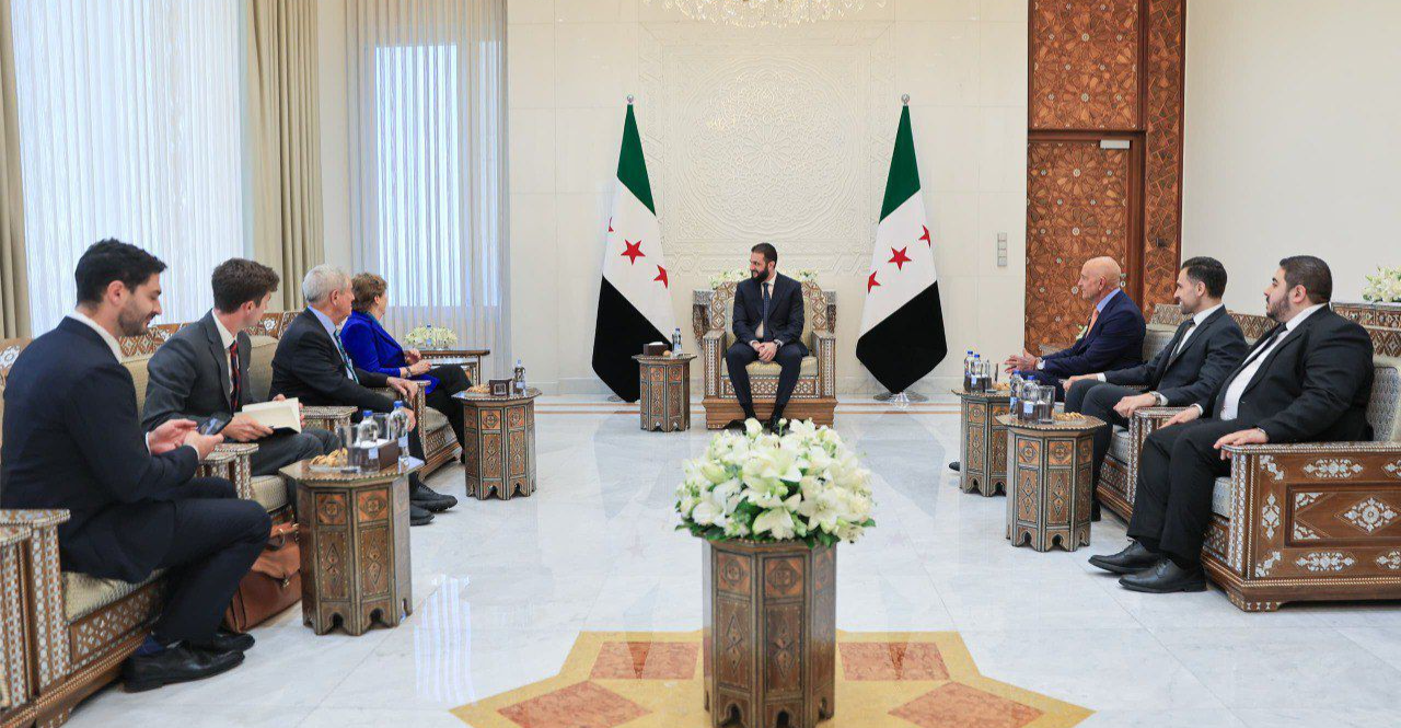 Syria’s Al-Sharaa meets US envoy on bilateral relations