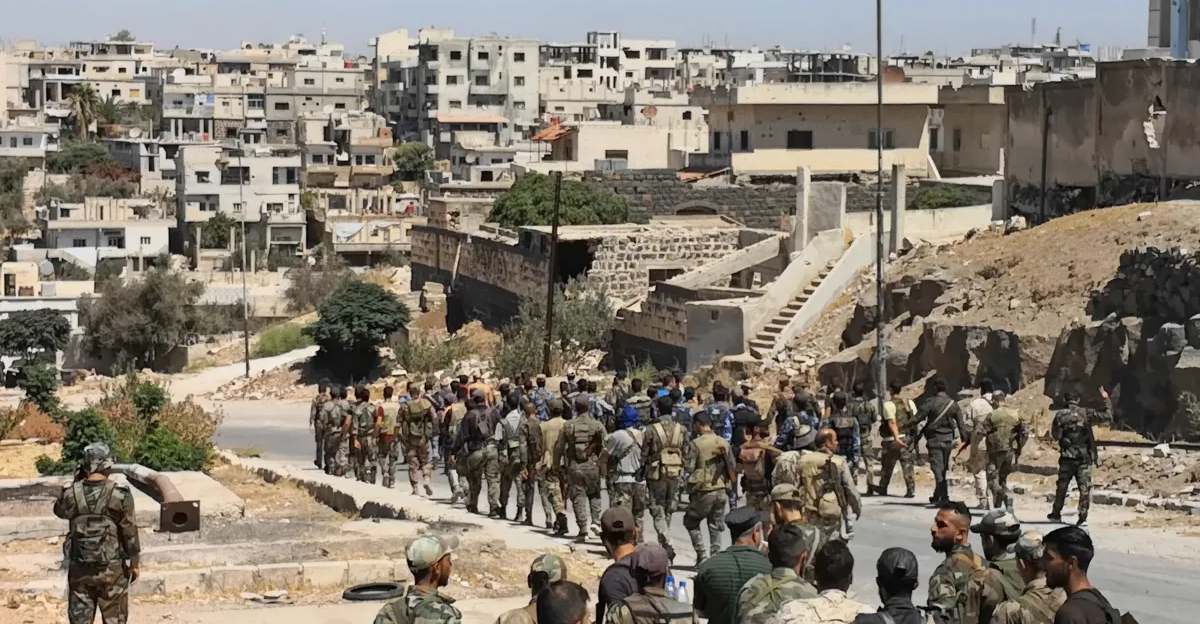 مقتل وإصابة 8 عسكريين سوريين بانفجار غامض في ريف دمشق