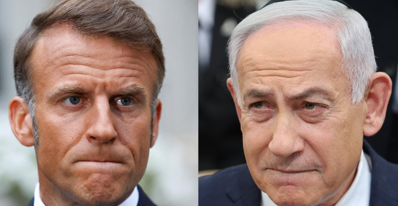 Macron denounces Netanyahu over antisemitism claims