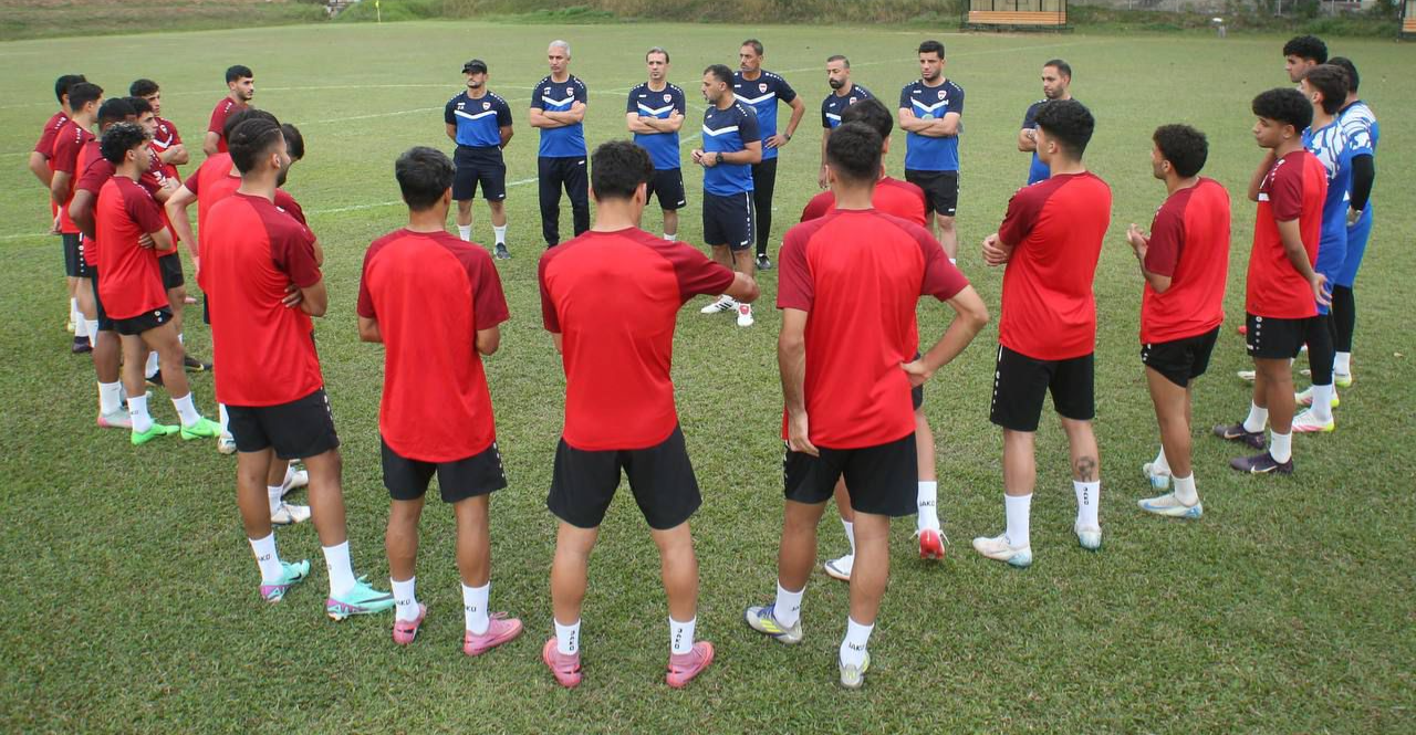 الأولمبي العراقي يختتم تدريباته استعداداً لملاقاة الهند غداً