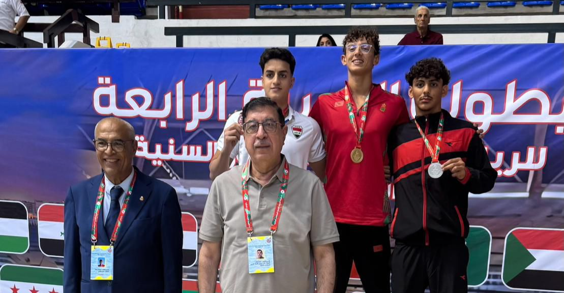 فضية عراقية في افتتاح البطولة العربية للسباحة بالمغرب