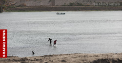 Worst-Case scenario: Fishermen walk across Tigris