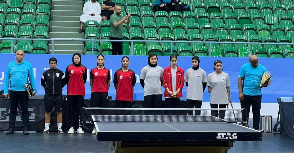 لاعبات الكهرباء العراقي يفتتحن البطولة العربية لكرة الطاولة بانتصارات مستحقة