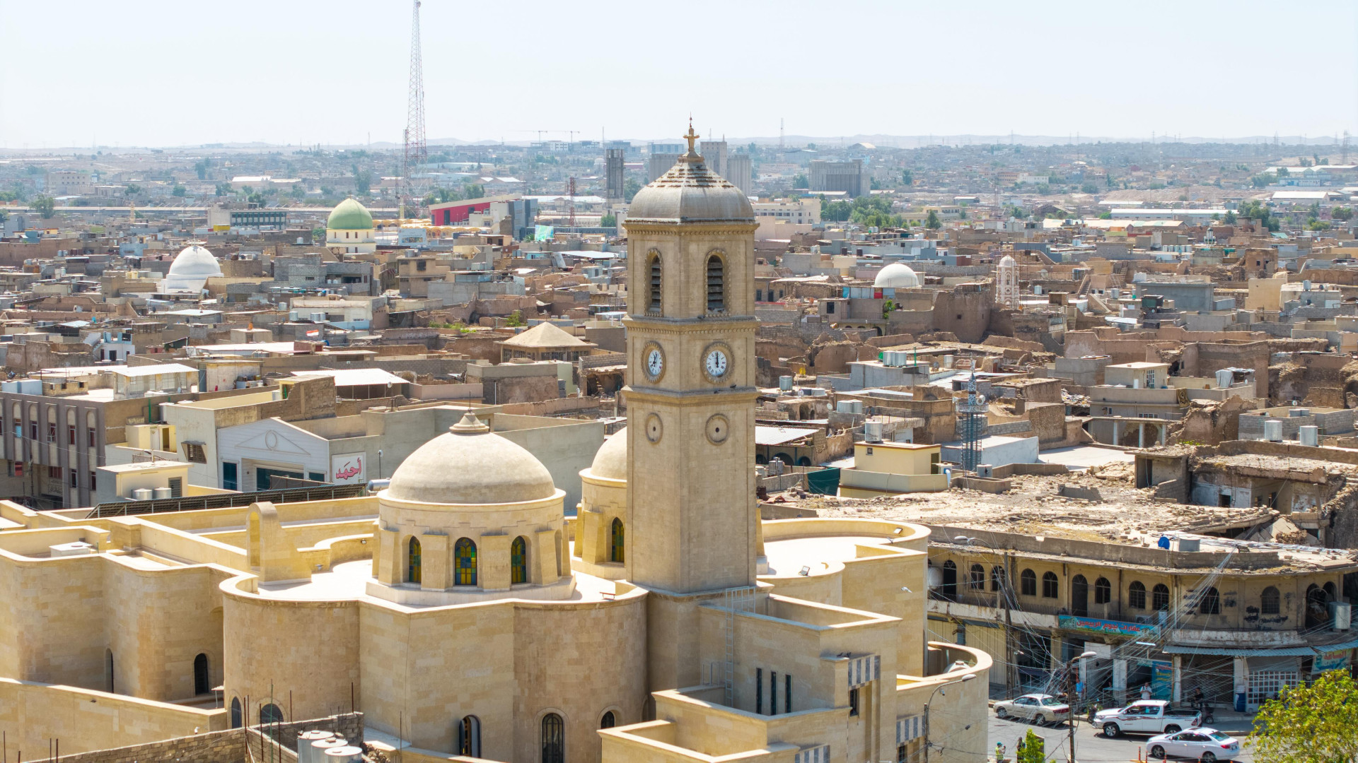 محافظ نينوى يثمن الدعم الإماراتي ويوضح رسالة افتتاح الجامع النوري