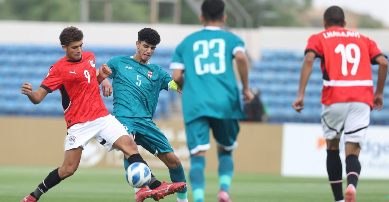 العراق يفوز على مصر ويتأهل لنصف نهائي بطولة كأس الخليج للشباب