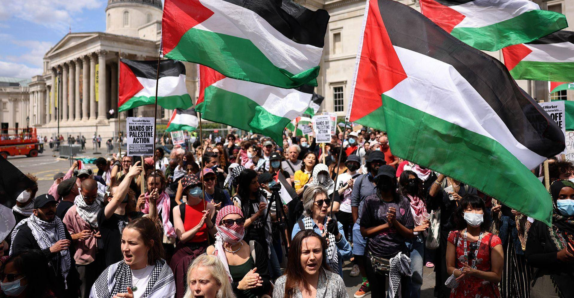 شرطة لندن تعتقل 47 شخصاً لدعمهم منظمة مؤيدة لفلسطين