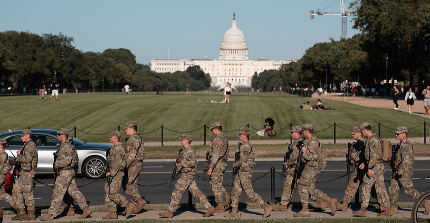 ترامب: واشنطن أصبحت منطقة خالية من الجريمة