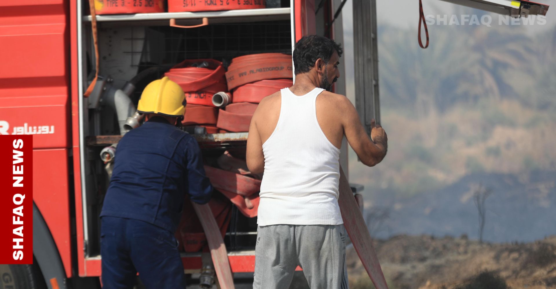 کوشیان داڵگ و دویەتیگ وە هیزگردن ئاگر نادیاریگ لە کازمیەی بەغداد